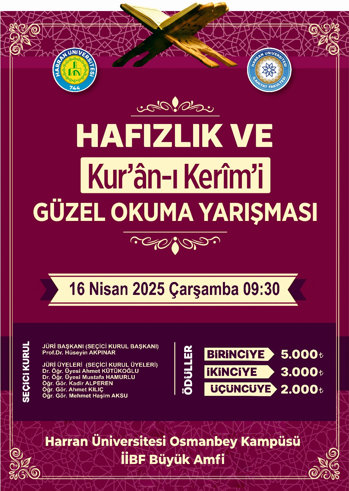 Kur'ân'ı Kerîm'i Güzel Okuma ve Hafızlık Yarışması